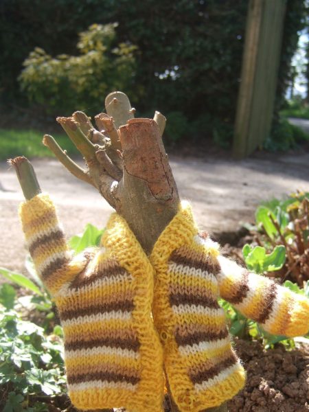 clothes on things_yellow cardigan